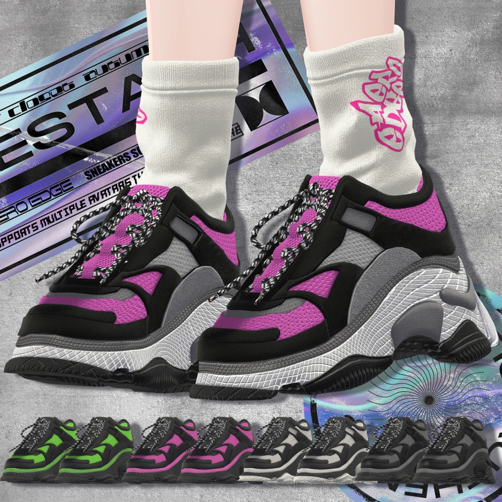 💛AERO EDGE💛複数アバター対応靴