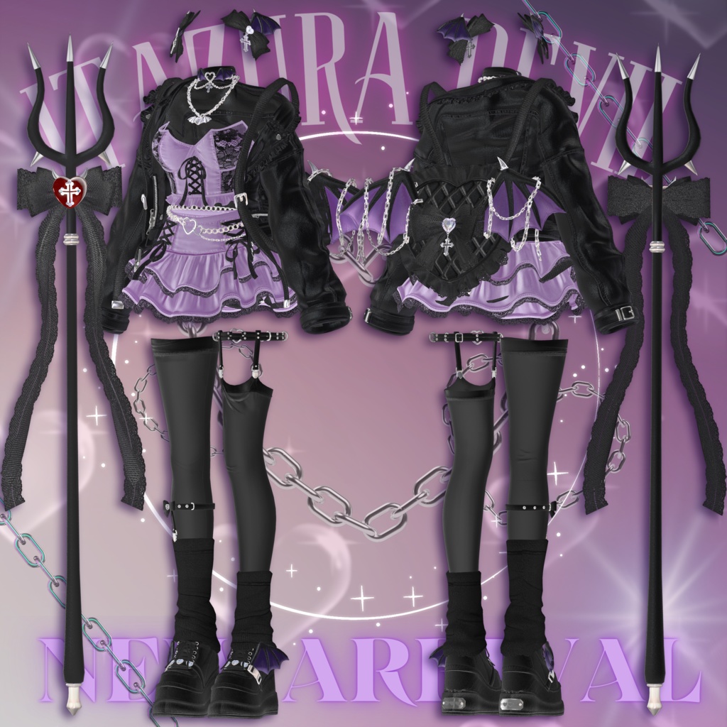 💜🦇いたずらデビル🦇💜9アバター対応