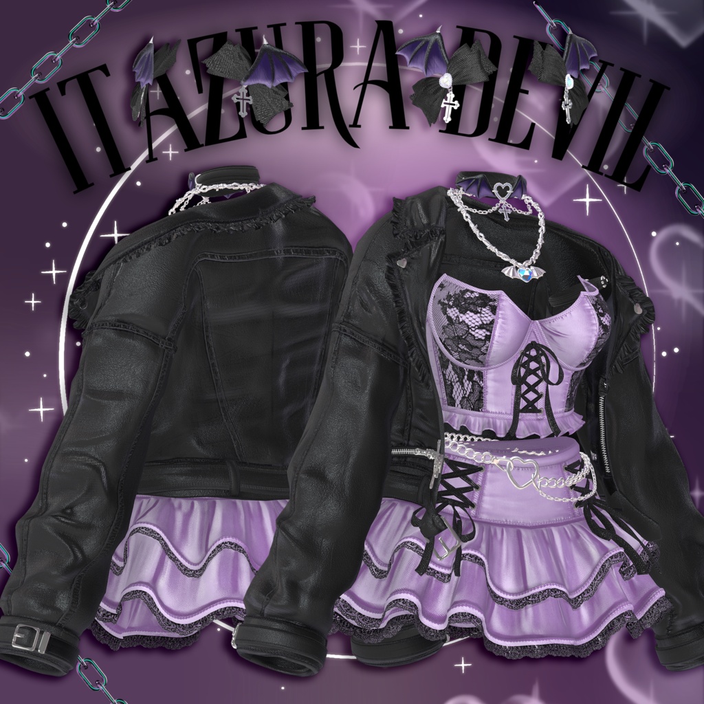 💜🦇いたずらデビル🦇💜9アバター対応