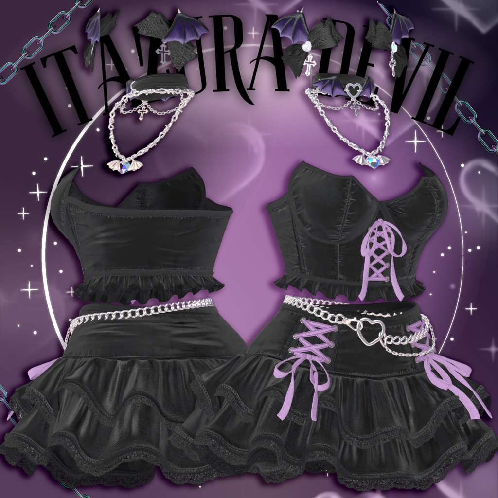 💜🦇いたずらデビル🦇💜9アバター対応