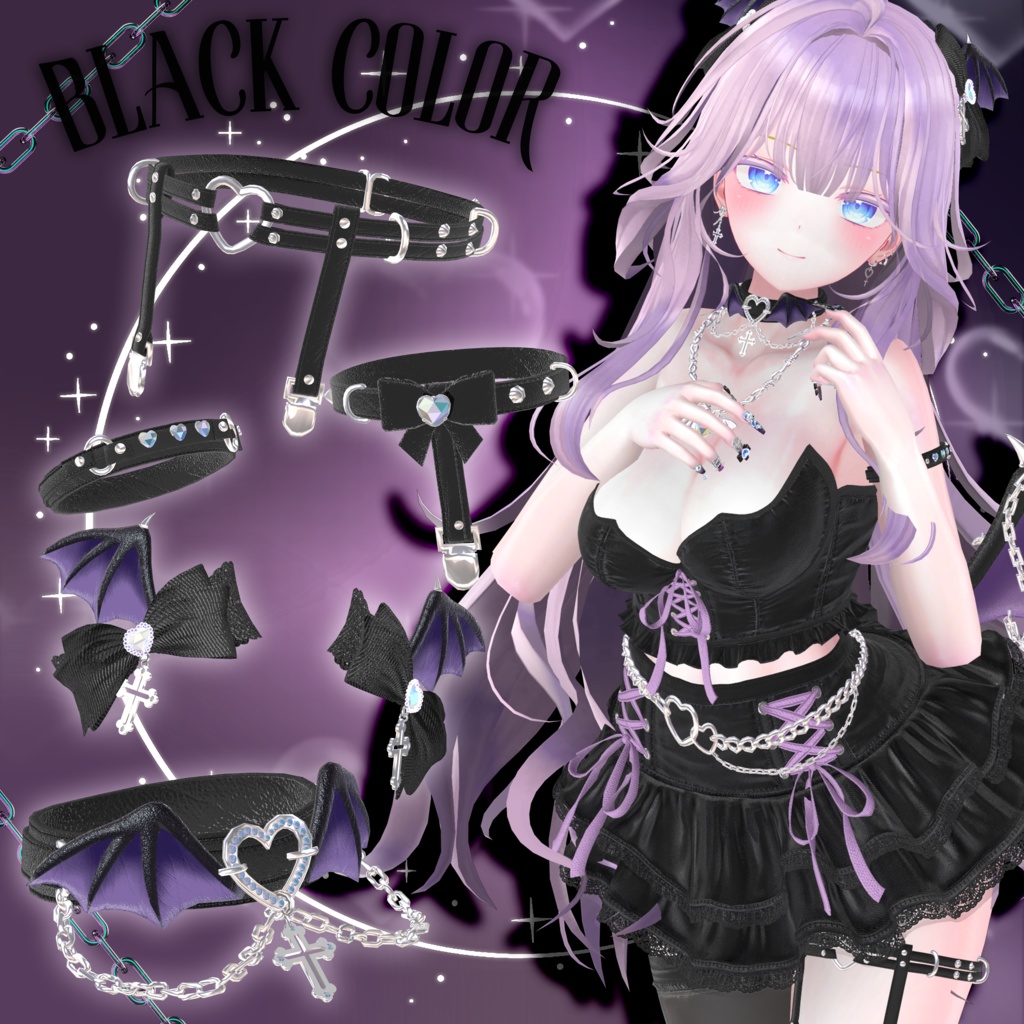 💜🦇いたずらデビル🦇💜9アバター対応