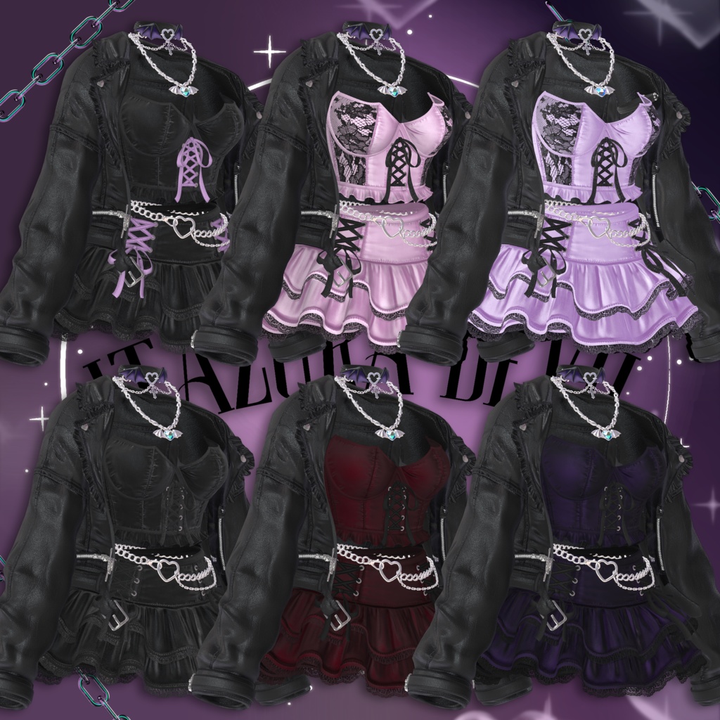 💜🦇いたずらデビル🦇💜9アバター対応