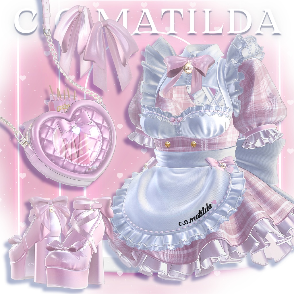 💗お給仕メイド&オリジナルシャンパンギミック💗14Avatar対応