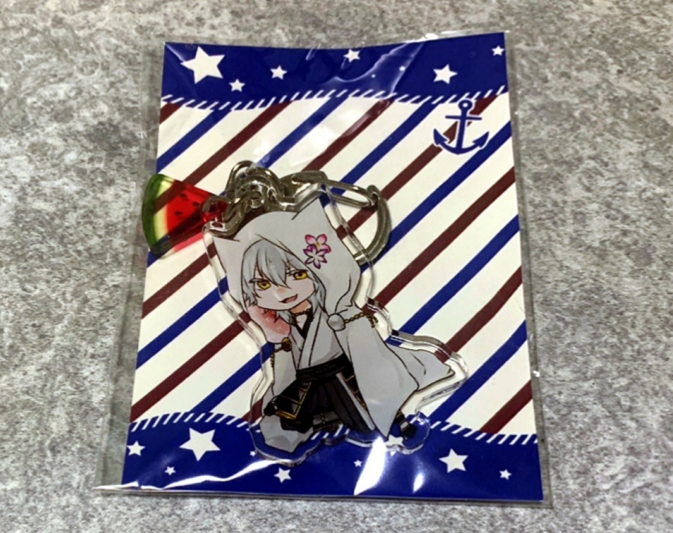 鶴丸アクリルキーホルダー