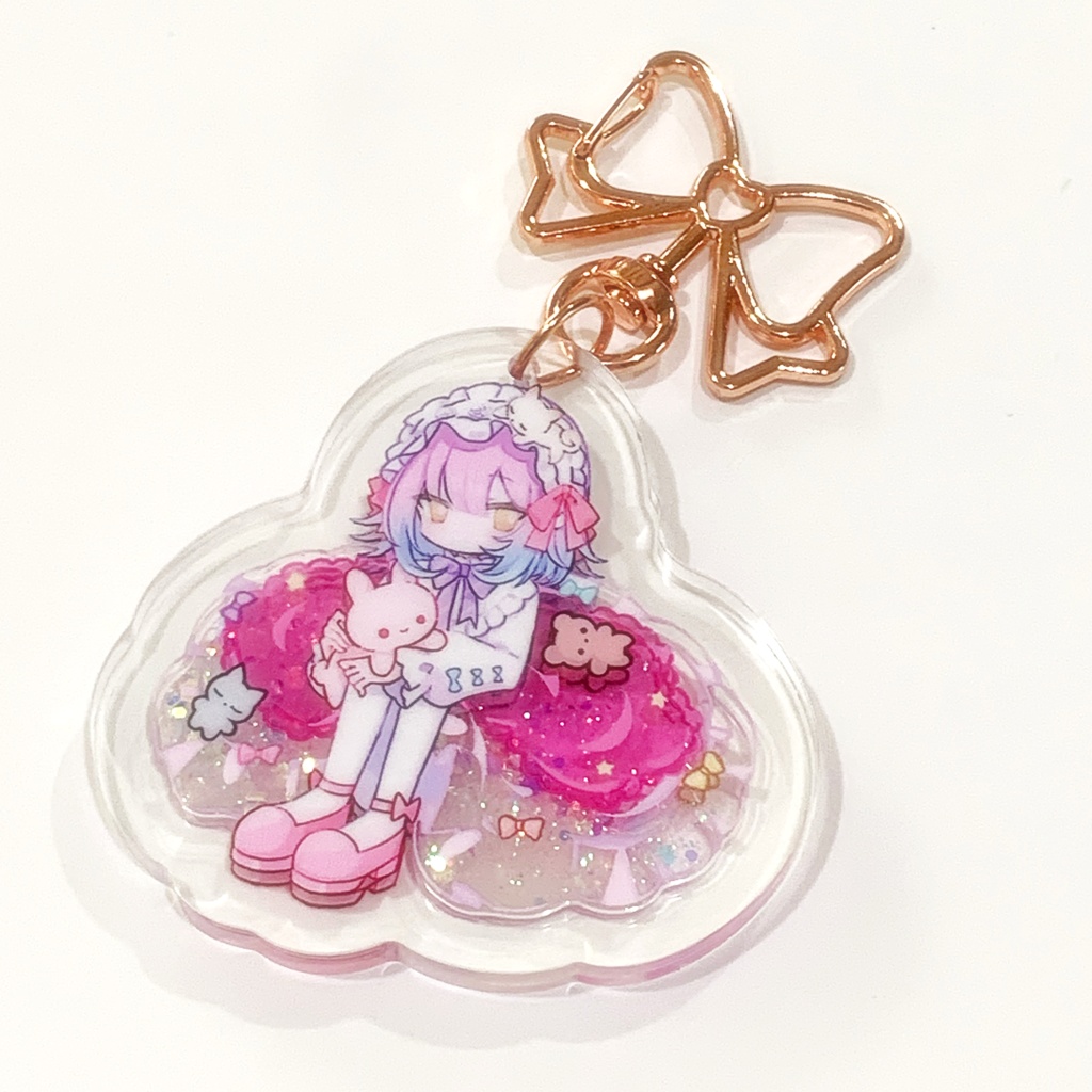 女児ちむアクキー（グリッターオイル入り）