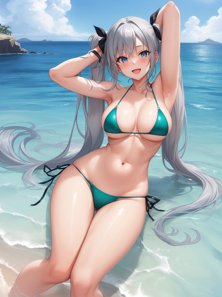 水着美少女たちの競演~AIイラスト集~