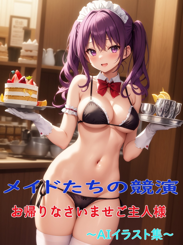 メイドたちの競演お帰りなさいませご主人様～AIイラスト集～