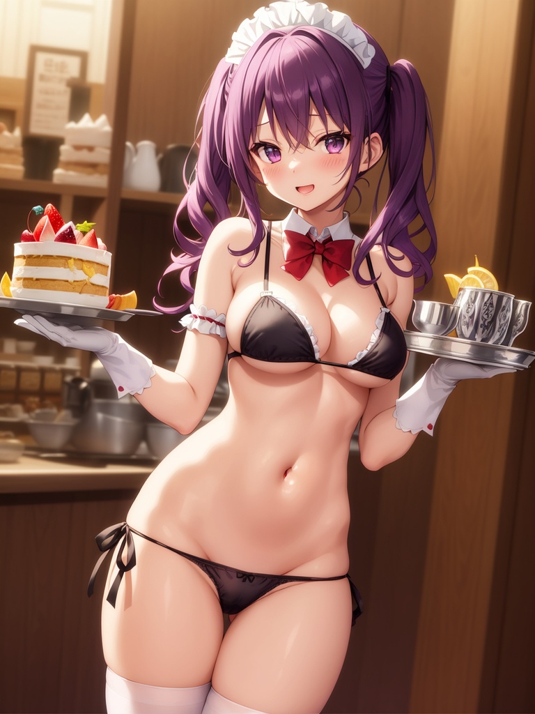 メイドたちの競演お帰りなさいませご主人様~AIイラスト集~