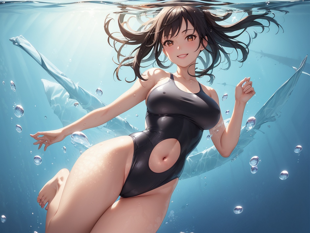 水の中の美女たち~AIイラスト集~