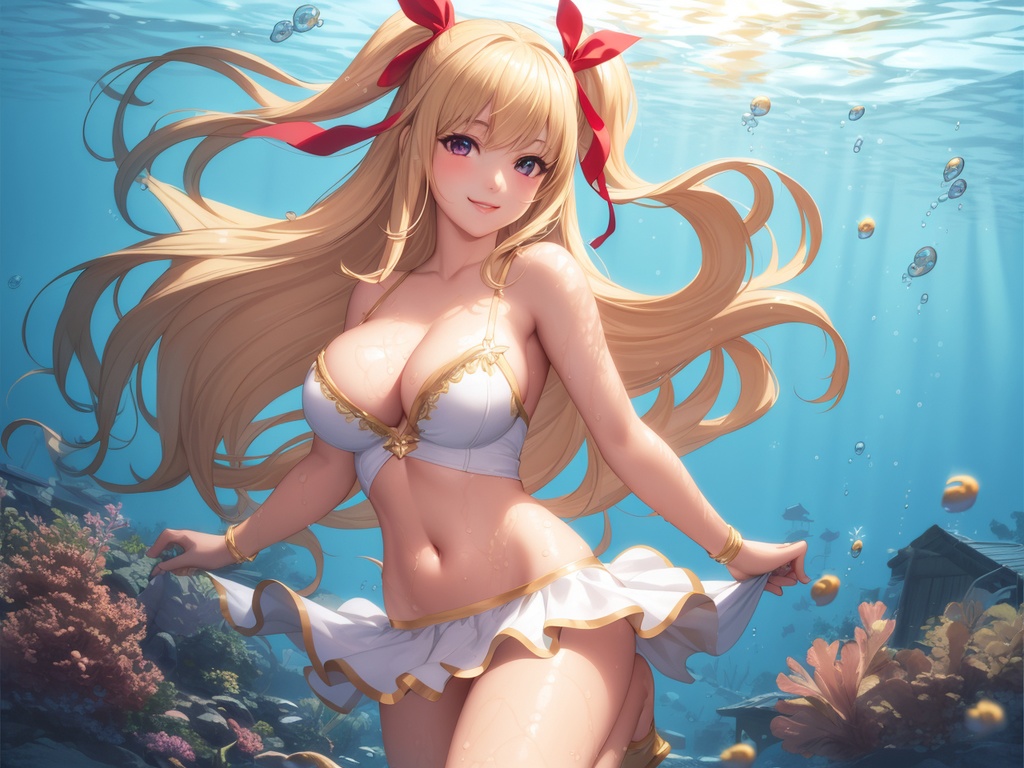 水の中の美女たち~AIイラスト集~