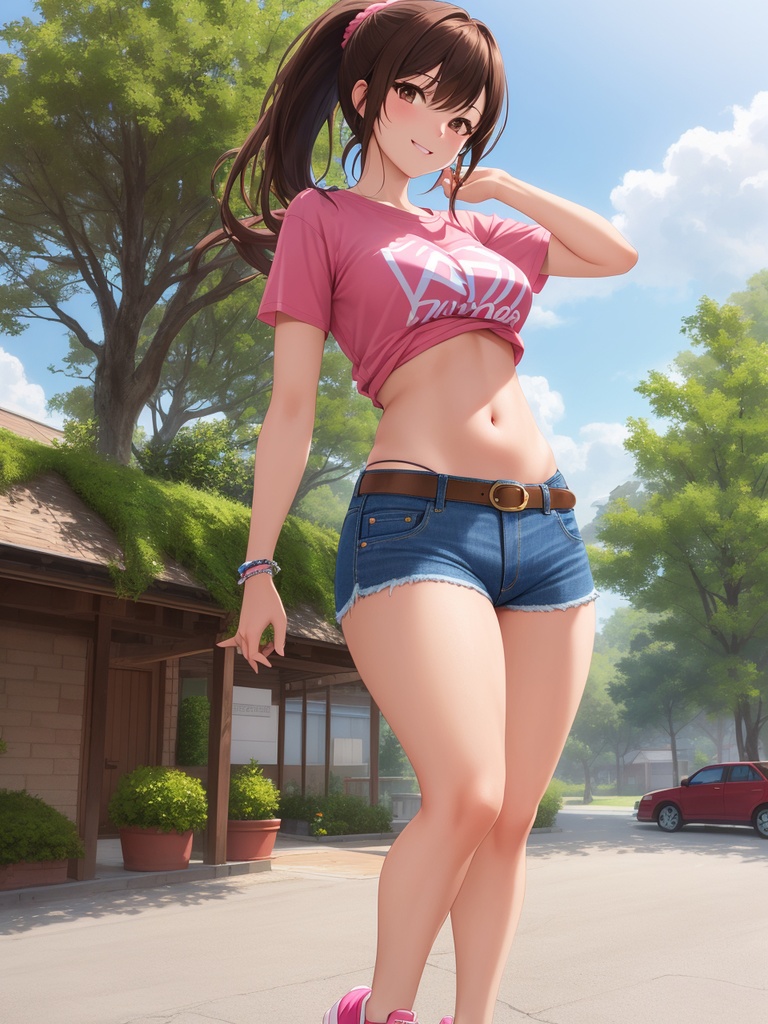 デニムが似合う美少女たち~AIイラスト集~