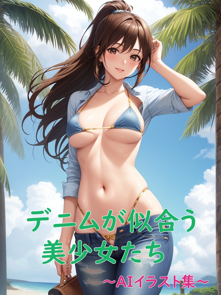 デニムが似合う美少女たち～AIイラスト集～
