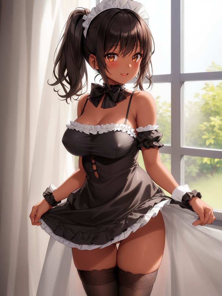 褐色肌の美少女たち~AIイラスト集~