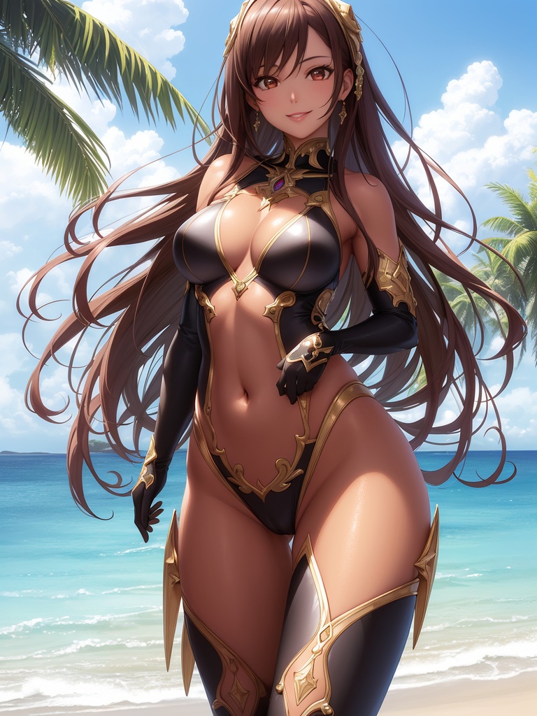 褐色肌の美少女たち~AIイラスト集~