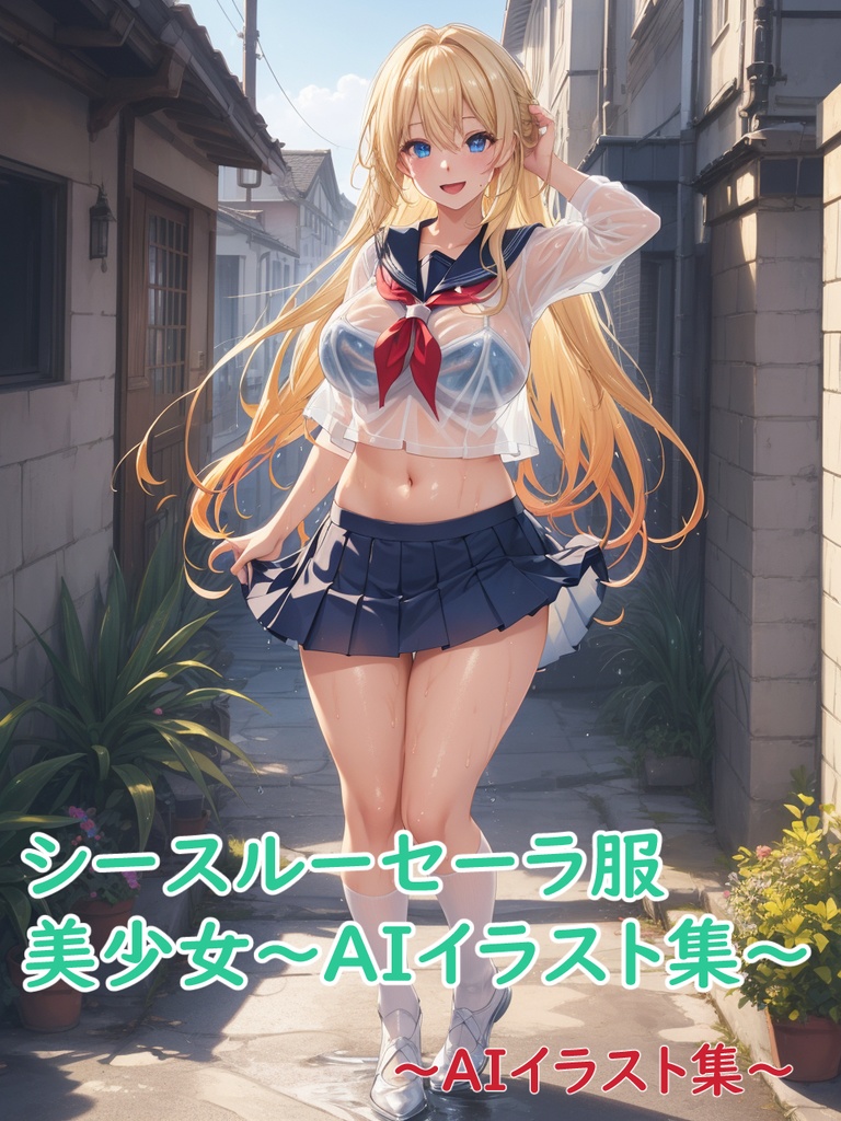 シースルーセーラ服美少女～AIイラスト集～