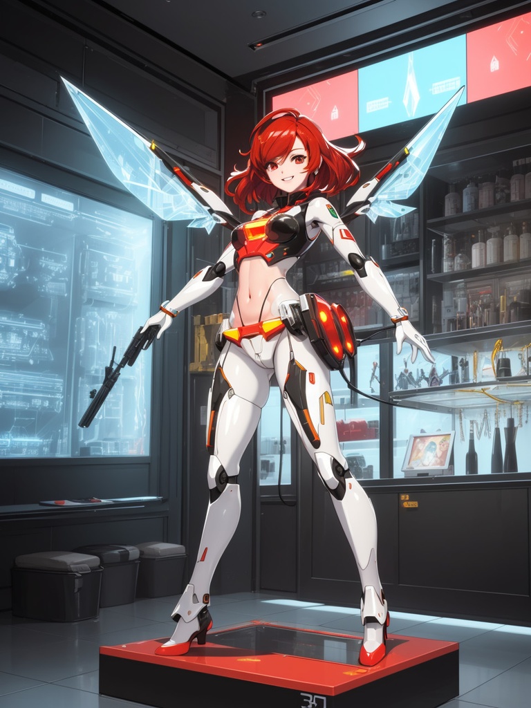 メカニカルな美少女たち~AIイラスト集