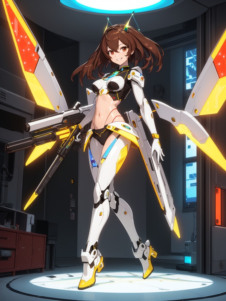 メカニカルな美少女たち~AIイラスト集