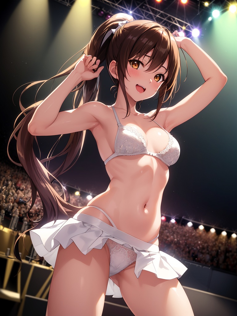 スポットライトを浴びた美少女たち~AIイラスト集~