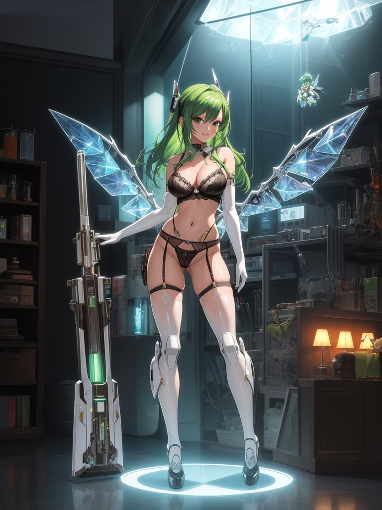 翼のある美少女たち~AIイラスト集~