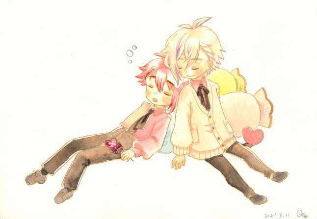 アイナナの水彩原画