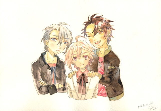 アイナナの水彩原画