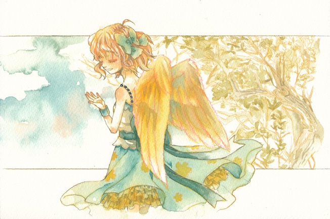 ぷよぷよの水彩原画