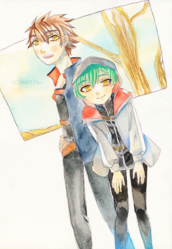 ダンマカ 水彩原画(中)