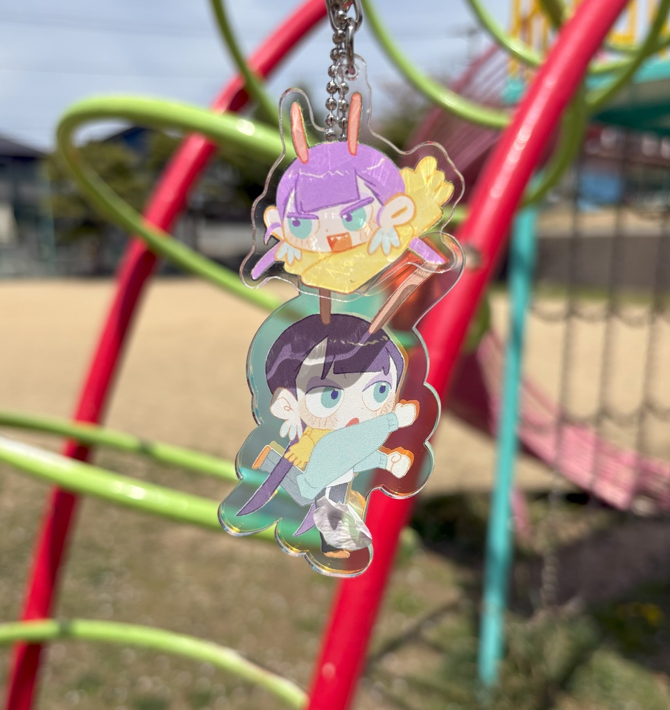 きらっと！オーロラキーホルダー「ちょこ」