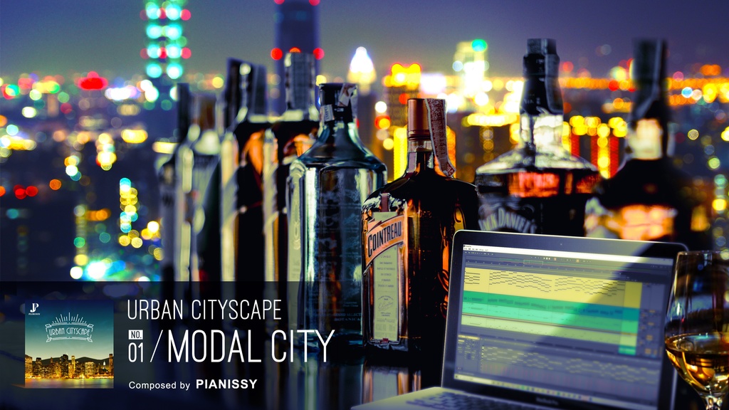 【無料BGM】モダンでクールなピアノエレクトロニカ「Modal City」
