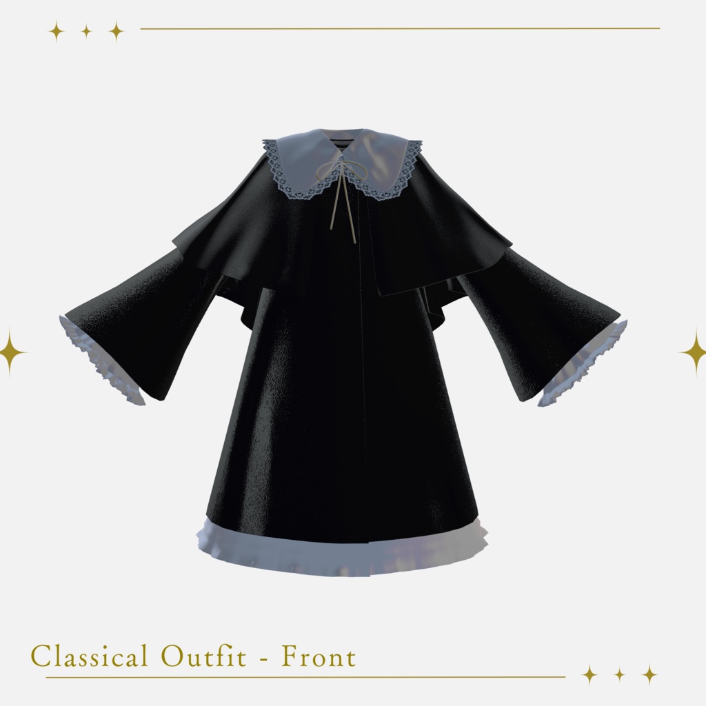 【Lapwing対応】Classical Outfit【VRChat向け衣装】