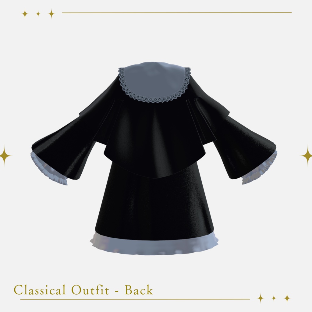 【Lapwing対応】Classical Outfit【VRChat向け衣装】