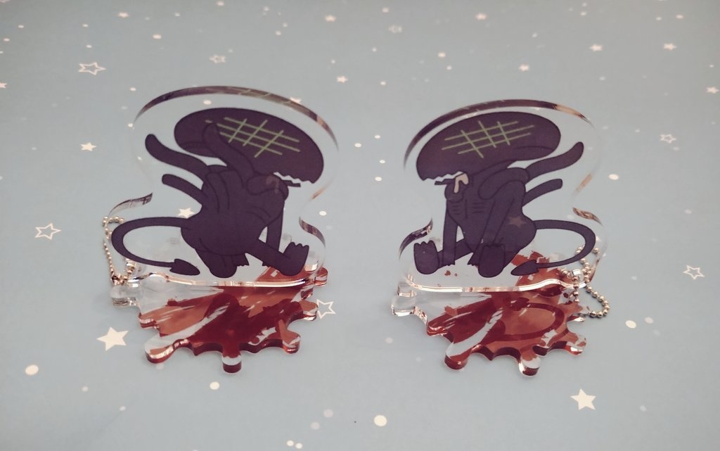 やる気のないゼノモーフ(グリッド)アクリルスタンド