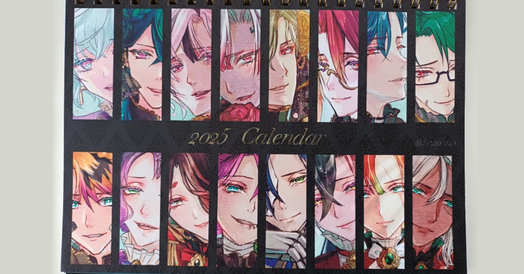 aknk・2025年お誕生日カレンダー