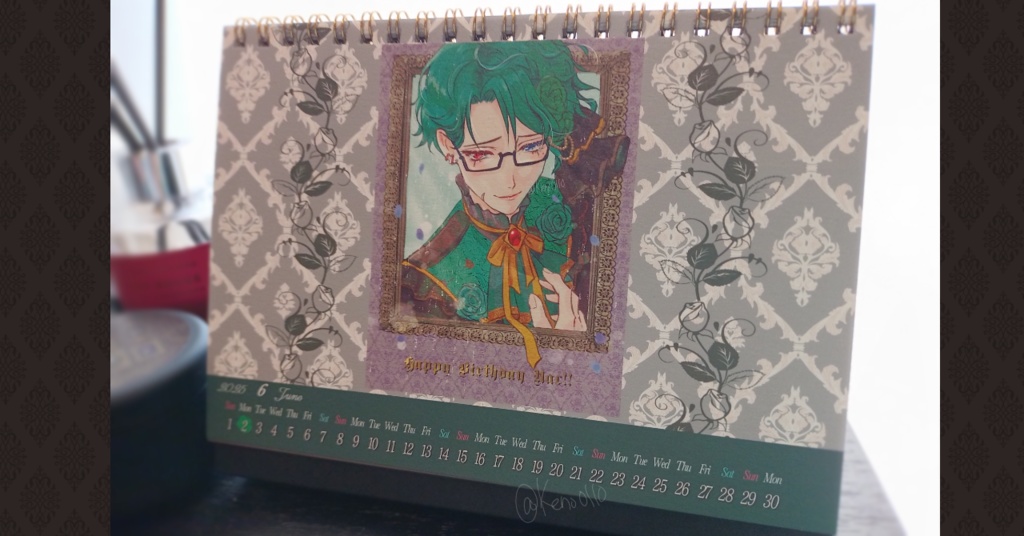 aknk・2025年お誕生日カレンダー