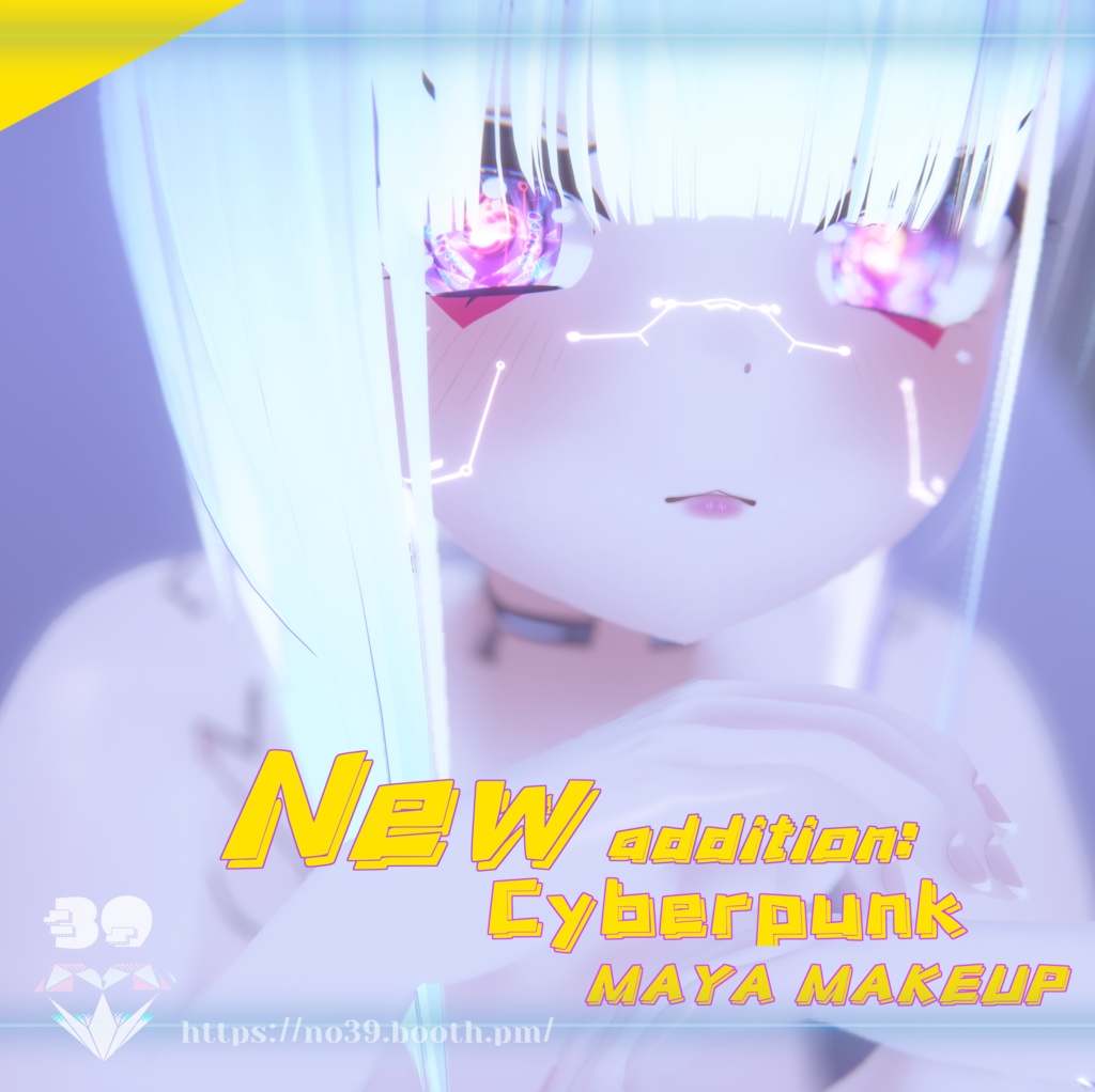 【MAYA/ゾメちゃん/RINDO/Kikyo/Selestia専用】Cyberpunk makeup&body texture♡