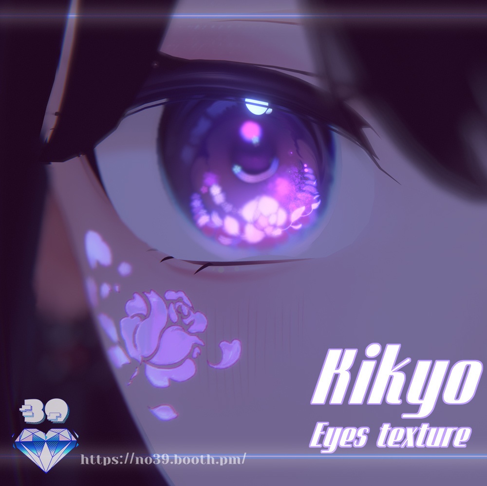 【Kikyo専用】Eyes+Face makeup Tex-RoseNight[HD-PSD]♥
