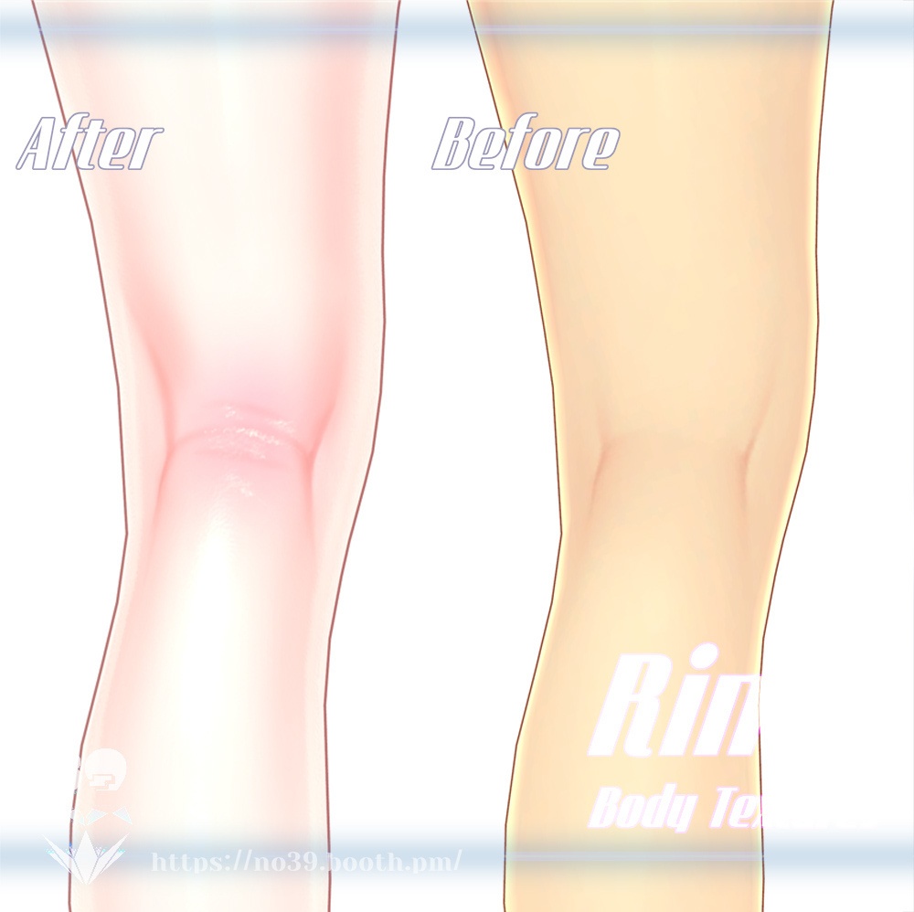 【Rindo専用】Body Texture Real skin+Material[HD-PSD]♥ - No.39 - BOOTH