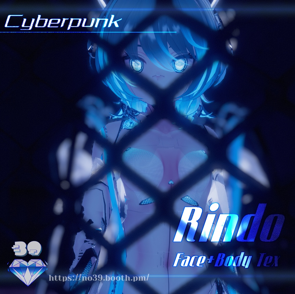 【Rindo専用】Cyberpunk-Eyes+Makeup+Body Tex[HD-PSD]♥ - No.39 - BOOTH