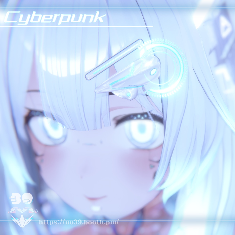 【無料/Free】Cyberpunk Hairpin♥