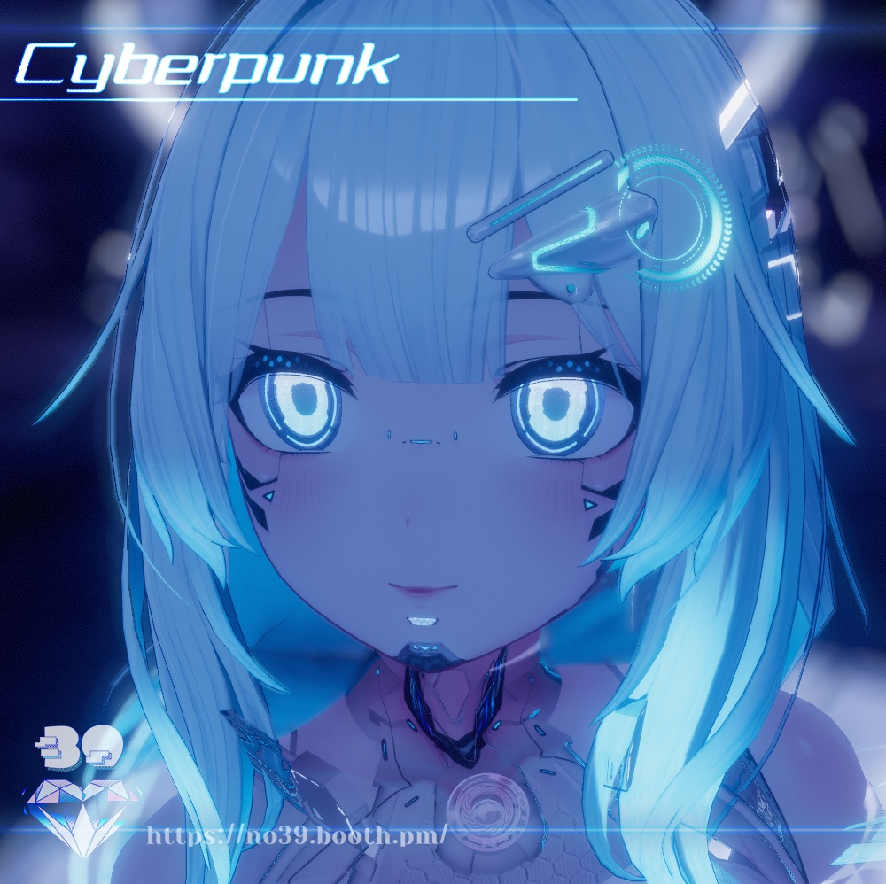 【無料/Free】Cyberpunk Hairpin♥