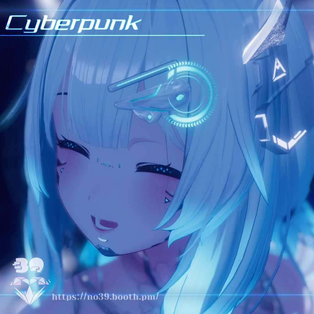 【無料/Free】Cyberpunk Hairpin♥