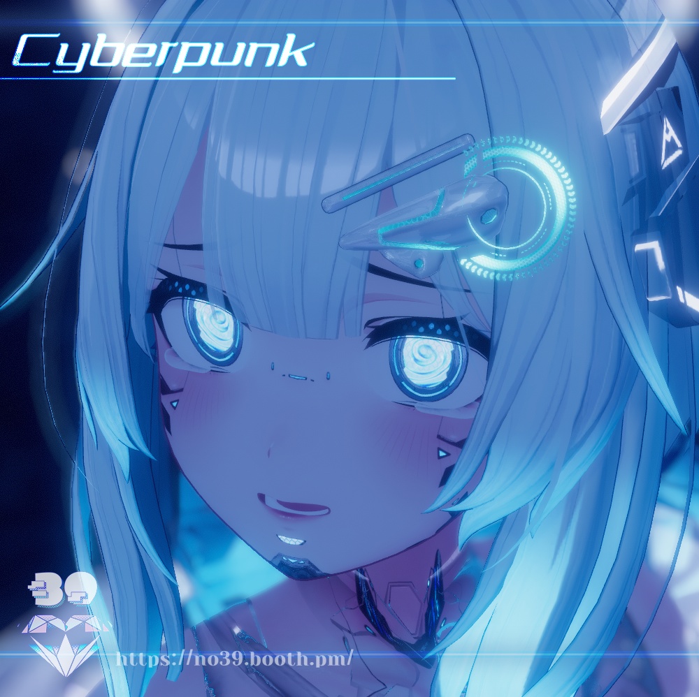 【無料/Free】Cyberpunk Hairpin♥