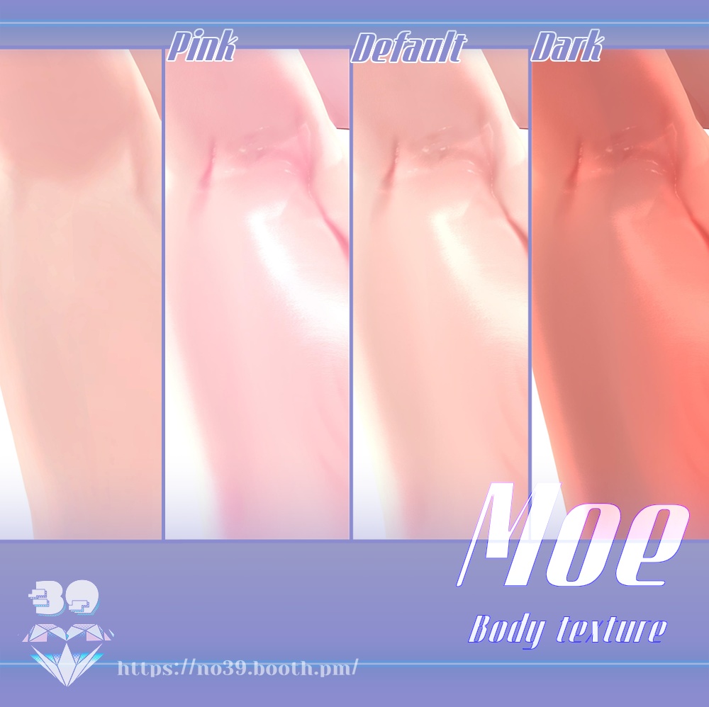 【萌(Moe)専用】Body Texture Real skin[HD-PSD]♥ 缩略图 4