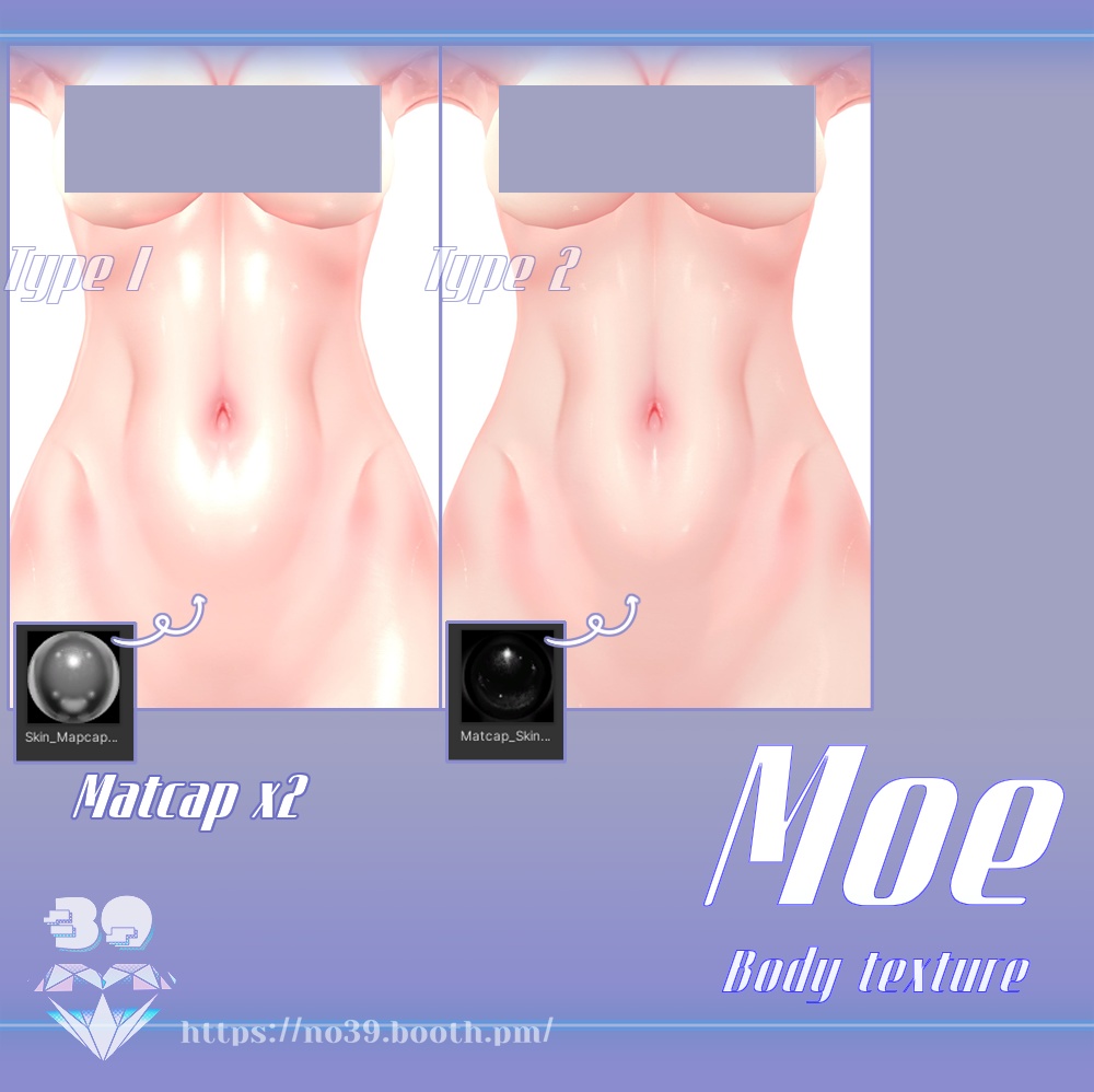 【萌(Moe)専用】Body Texture Real skin[HD-PSD]♥ 缩略图 3