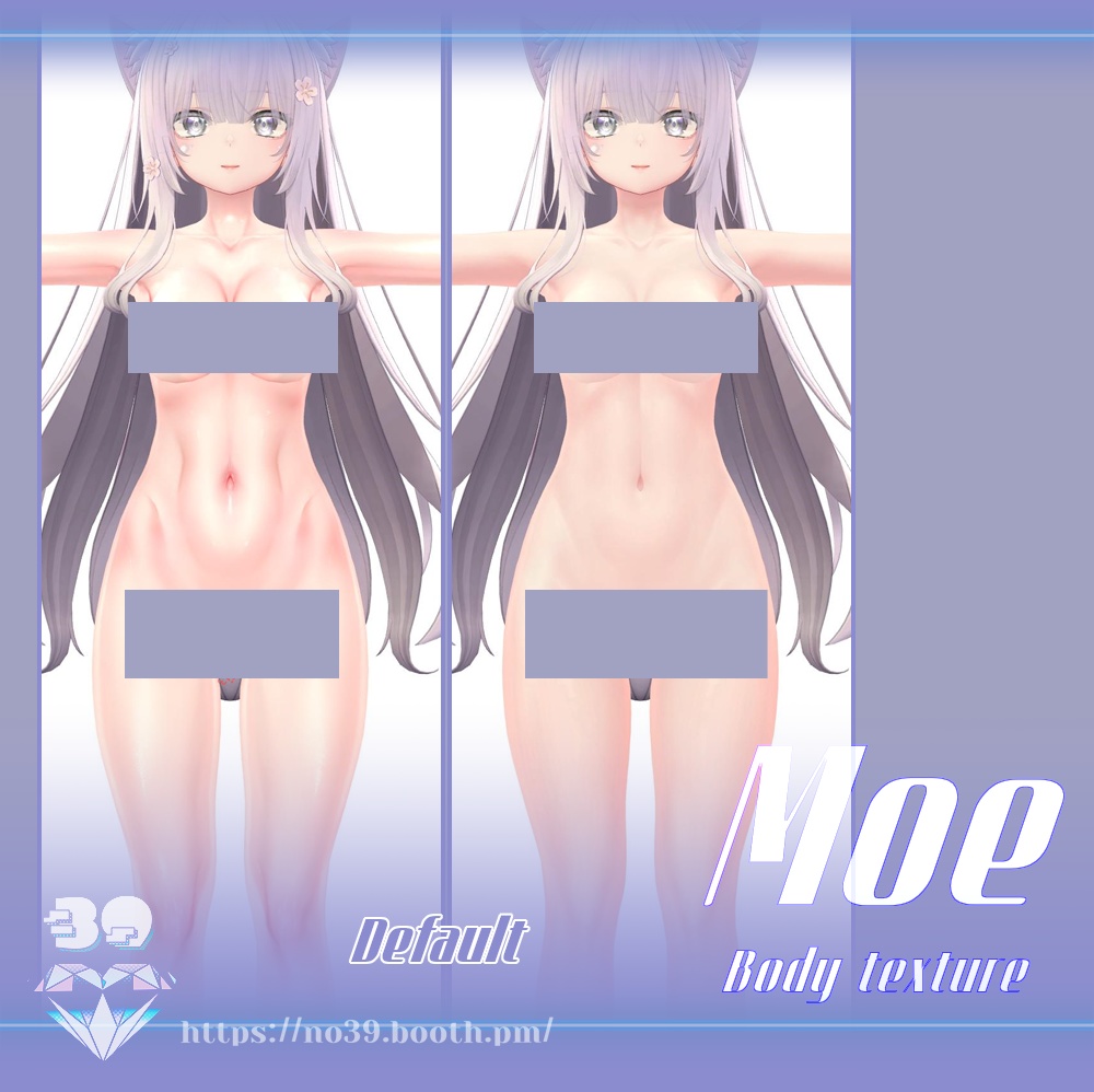 【萌(Moe)専用】Body Texture Real skin[HD-PSD]♥ 缩略图 10