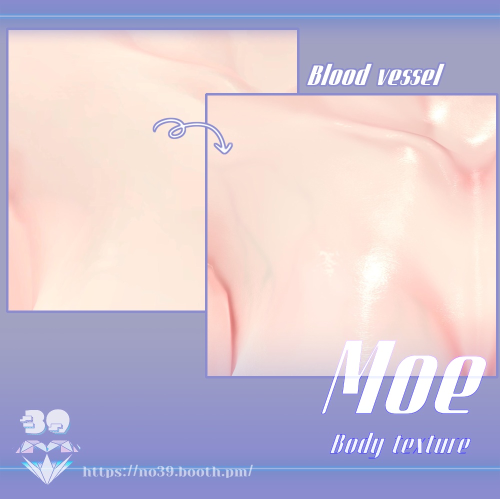 【萌(Moe)専用】Body Texture Real skin[HD-PSD]♥ 缩略图 2