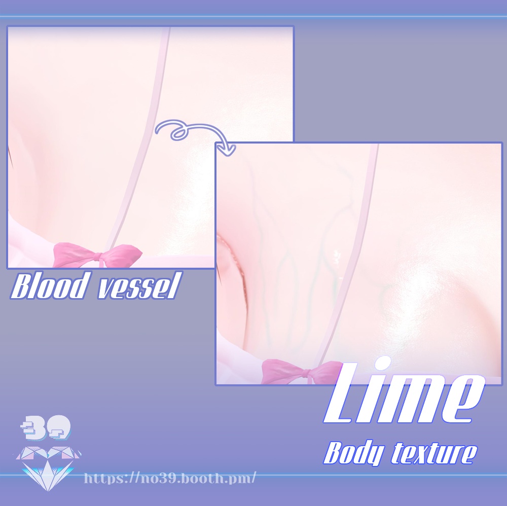 【ライム(Lime)専用】Body Texture Real skin[HD-PSD]♥ 缩略图 5