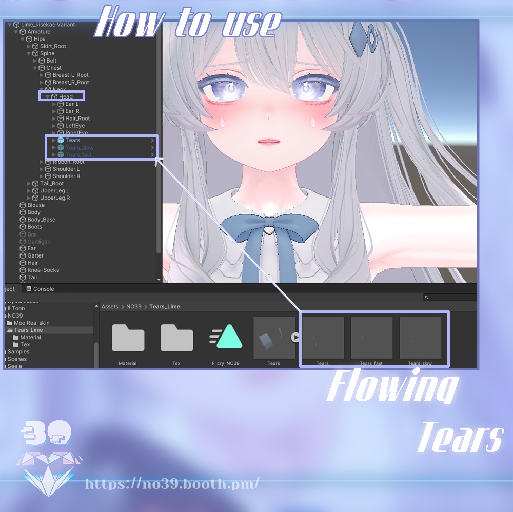 【Lime/Moe/Kikyo専用】Flowing Tears♥