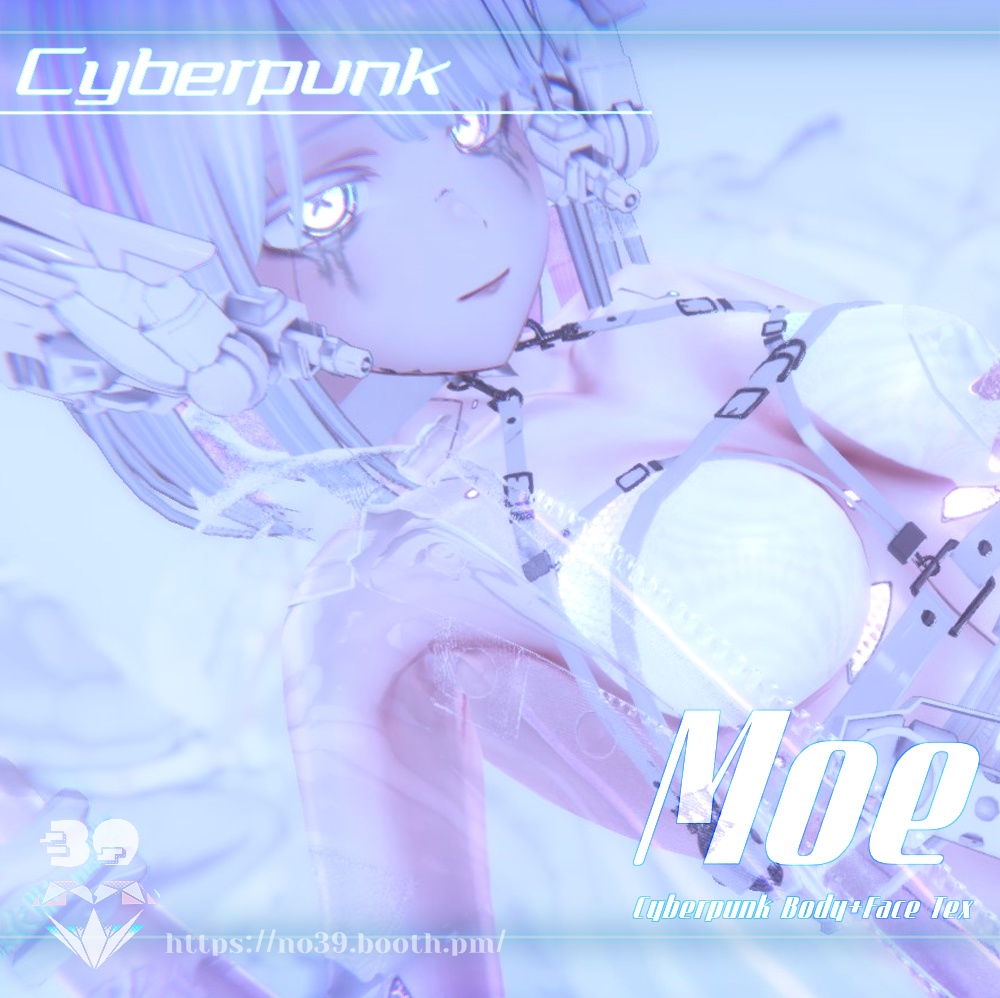 【萌(Moe)専用】Cyberpunk-Eyes+Makeup+Body Tex[HD-PSD]♥ 缩略图 19