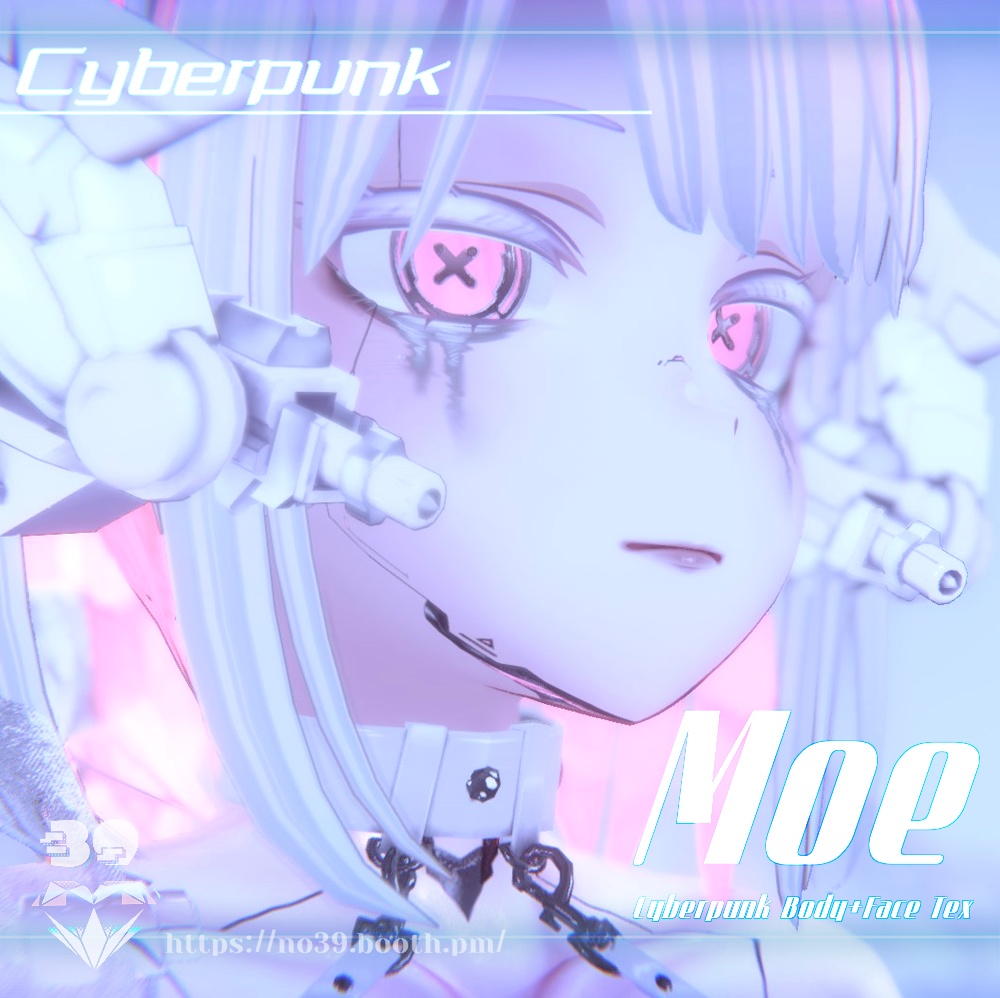 【萌(Moe)専用】Cyberpunk-Eyes+Makeup+Body Tex[HD-PSD]♥
